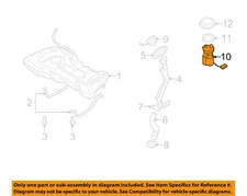 NISSAN OEM 07-12 Versa Fuel System Fuel System Components-Fuel Pump 170409EG0C