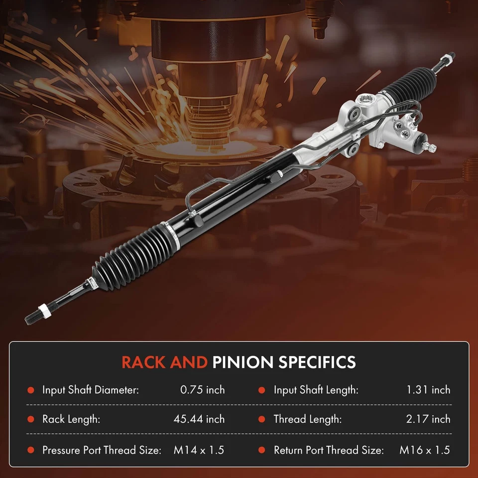 Conjunto de cremallera y piñón de dirección asistida para Hyundai Veracruz 2007 2008 2009-2012 Foto 3 de 4