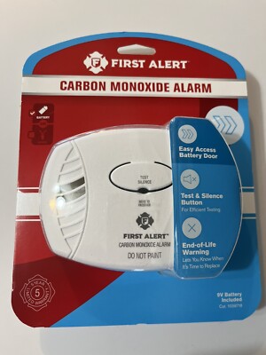 First alert carbon monoxide alarm Battery  1039718 NIB Model CO400