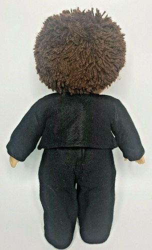 1980s Gotz Puppe Modell Doll 16" Yarn Brown Hair Doll Brown Eyes Tuxedo Rare U32 - Picture 3 of 5