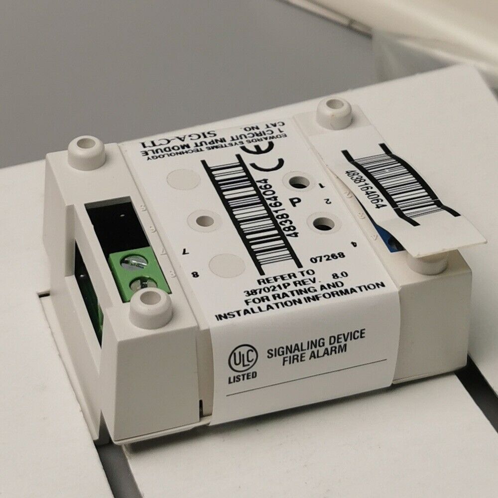 Fire Alarm Module EDWARDS EST SIGA-CT1 Single Input Module For Fire ...