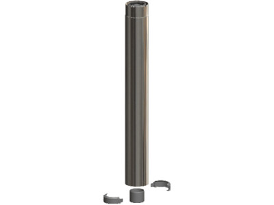 TTC Abgas Teleskopkompensator bei Versatz und Mehrfachbelegung DN 110/160
