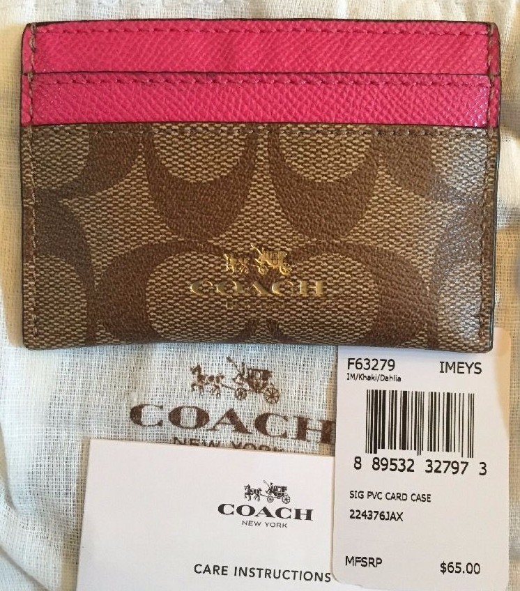 coach dahlia wallet