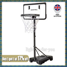 Portable Basketball Hoop Goal System Adjustable Basketball Net Stand Kids/Teens