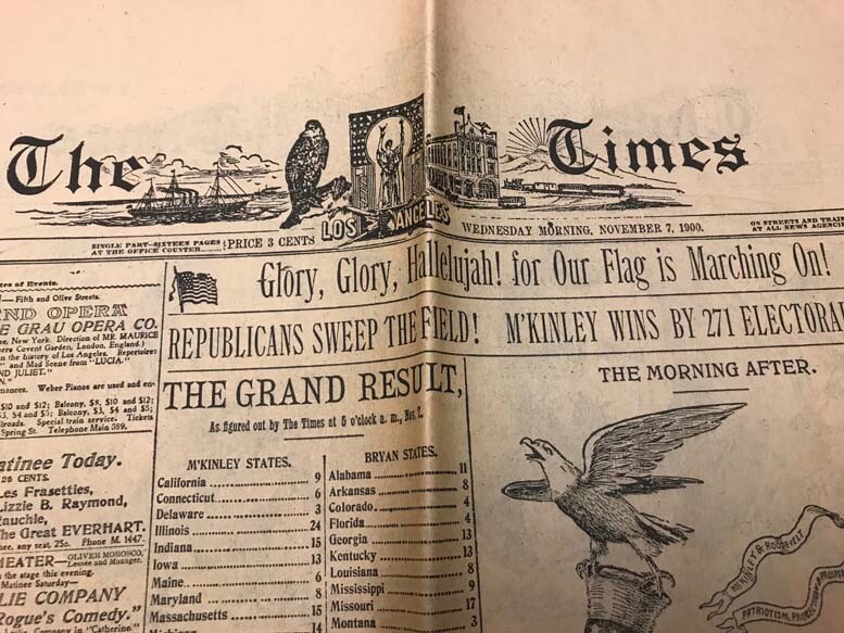 1977 Los Angeles Times Presidential Front Pages, 1900 to 1977 | eBay