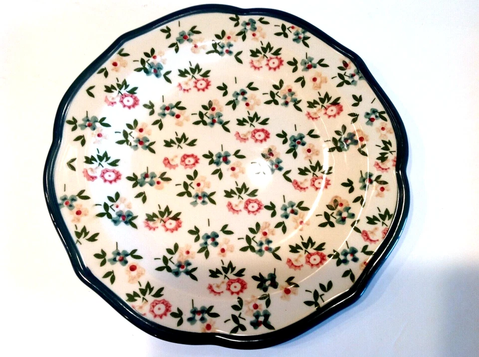 Platos de ensalada de flores de otoño para mujer Pioneer 8-1/2" - Lote de 5 nuevos con etiquetas Foto 2 de 4