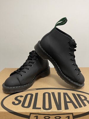 NPS SOLOVAIR Black Greasy 7 Eye Monkey Boot! SizeUK5! New!Only£139