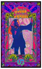 Janis Joplin Poster Psychedelic Explosion Original Litho Hand-Signed Bob Masse