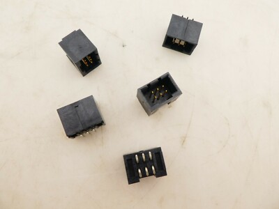 5 Stück Molex Stiftleiste SMD 2x3 Polig RM2,54  (21-12-22-18)