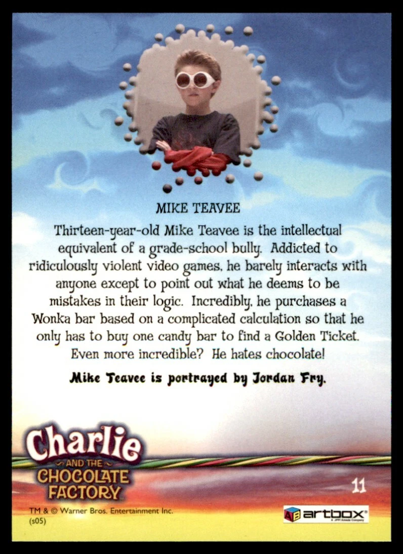 Charlie And The Chocolate Factory Mike Teavee