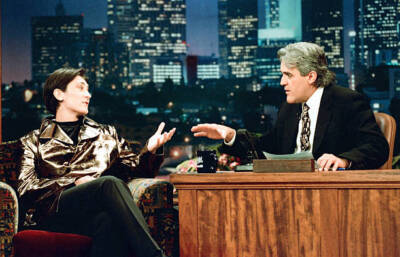 Musical Guest K D Lang On Leno 1995 Old Television Photo 1