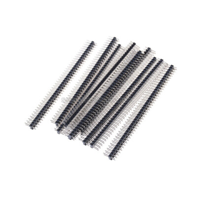 10PCS 40Pin 2.54mm Double Row Straight Male Pin Header Strip PBC Ardunio