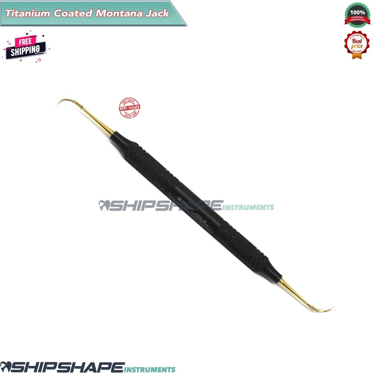 PDT Pink Montana Jack Sickle Scaler Double Ended Lightweight Made In - Foto 8