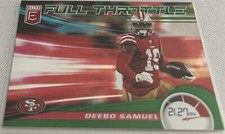 2020 Donruss Elite Football Deebo Samuel San Francisco 49ers Full Throttle Green