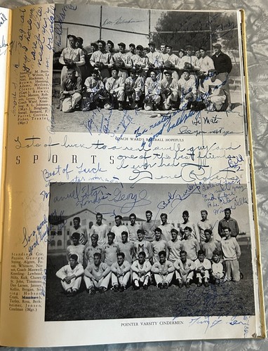 DON LARSEN HIS OWN HIGH SCHOOL YEARBOOKS POINT LOMA CA EL PORTAL 1945 1946 1947 - Picture 3 of 7