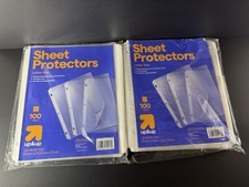 Letter 8.5x11 Clear Plastic Sheet Protectors for 3-Ring Binders - 200 Total