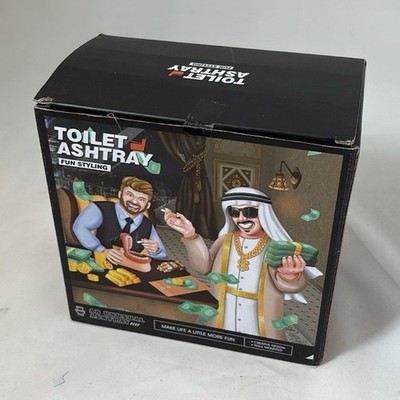 Novelty Toilet Design Car Ashtray Creative Collectible Tobacco Accessory
