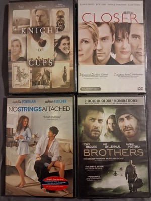 Knight of Cups and 3 Other Natalie Portman Films - Brand New DVDs