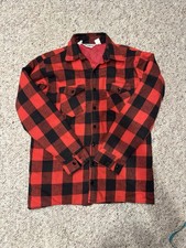 Frostproof Vintage Flannel Jacket Buffalo Quilted Lined Men  s Large