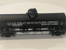 Atlas O Scale 2-rail Staley #9475, 8,000 Gallon Tank Car 9654-2