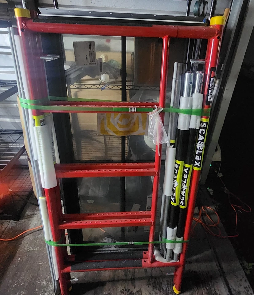 Build Frames B-Size Masonry Frames SCAFFLEX Steel 5' H x 7' L 2700lb Scaffolding - Image 2 of 4