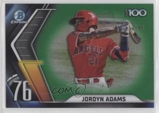 2022 Bowman Chrome Scouts Top 100 Green Refractor 62/99 Jordyn Adams 11de