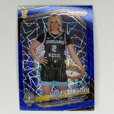 Hailey Van Lith 2025 Panini Prizm WNBA #139 Blue Velocity Prizm Variation Rookie