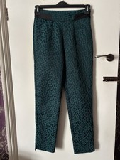 Ladies Coast Forest Green Trousers Size UK 8 VGC