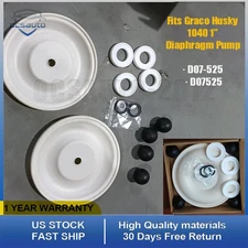 D07-525 Fluid Section Repair Kit for Graco Husky 1040 1" Diaphragm Pump D07525