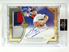 Rafael Devers 2024 Topps Transcendent Collection Patch Auto #TCPA-RD2 /15