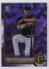2022 Bowman Sapphire Edition Chrome Prospects Purple 5/25 Shalin Polanco 14mx