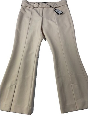 Adrianna Papell O-Ring Belted Pants With Slit Women s Trousers Size 10