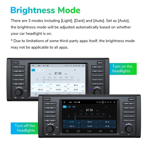 7" Für BMW E39 Android 13 Autoradio GPS DAB+ Navi WIFI SWC 6+64G 4G LTE CarPlay - Bild 16 von 24
