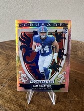 Panini 2025 Rookies & Stars Cam Skattebo Crusade Rookie Silver Prizm #21 Giants