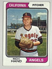 1974 Topps #571 Rich Hand California Angels 