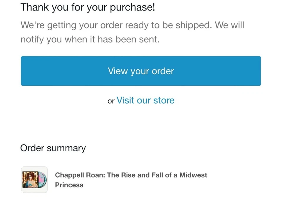 Chappell Roan The Rise And Fall Of A Midwest Princess Blood Record Vinyl IN HAND - Image 3 of 4