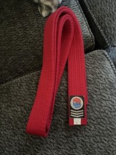ProForce  1.75" Double Wrap Solid Red Judo Karate Martial Arts Belt Size 4 B2 