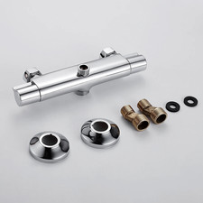 Bath Shower Faucet Thermostatic Faucets Wall Mounted Mixer Valve Tap Temperature