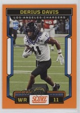 2023 Score Rookies Orange Derius Davis #364 11pj
