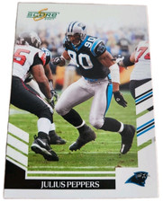 2007 Score Julius Peppers #84 Carolina Panthers NFL Football Card (H7