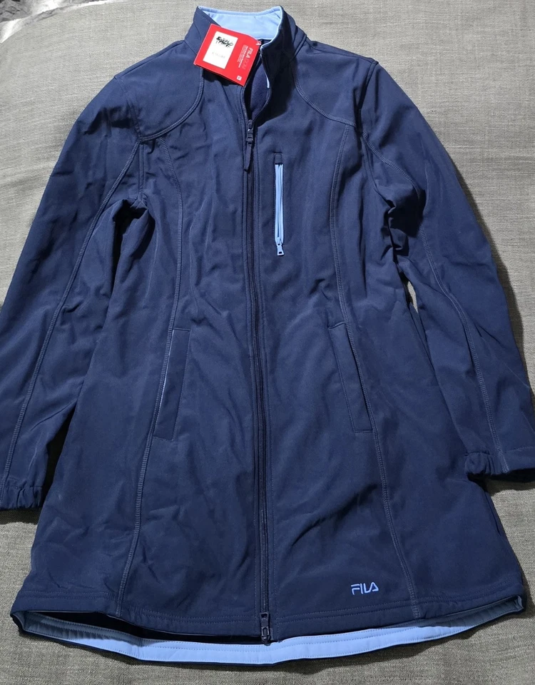 FILA Women's Venture Long Bonded Full Zip Jacket Coat, Large NWT - Image 3 of 4