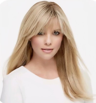 neue blonde Langhaarperücke  