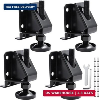 DkOvn 4/8/16 Pack Heavy Duty Leg Leveler, 2-inch Adjustable Height | for Furnitu