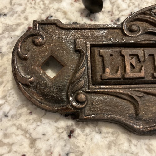 Antique Kenrick Letter Mail Postal Slot Plate Door Architectural Salvage - Bild 3 von 18