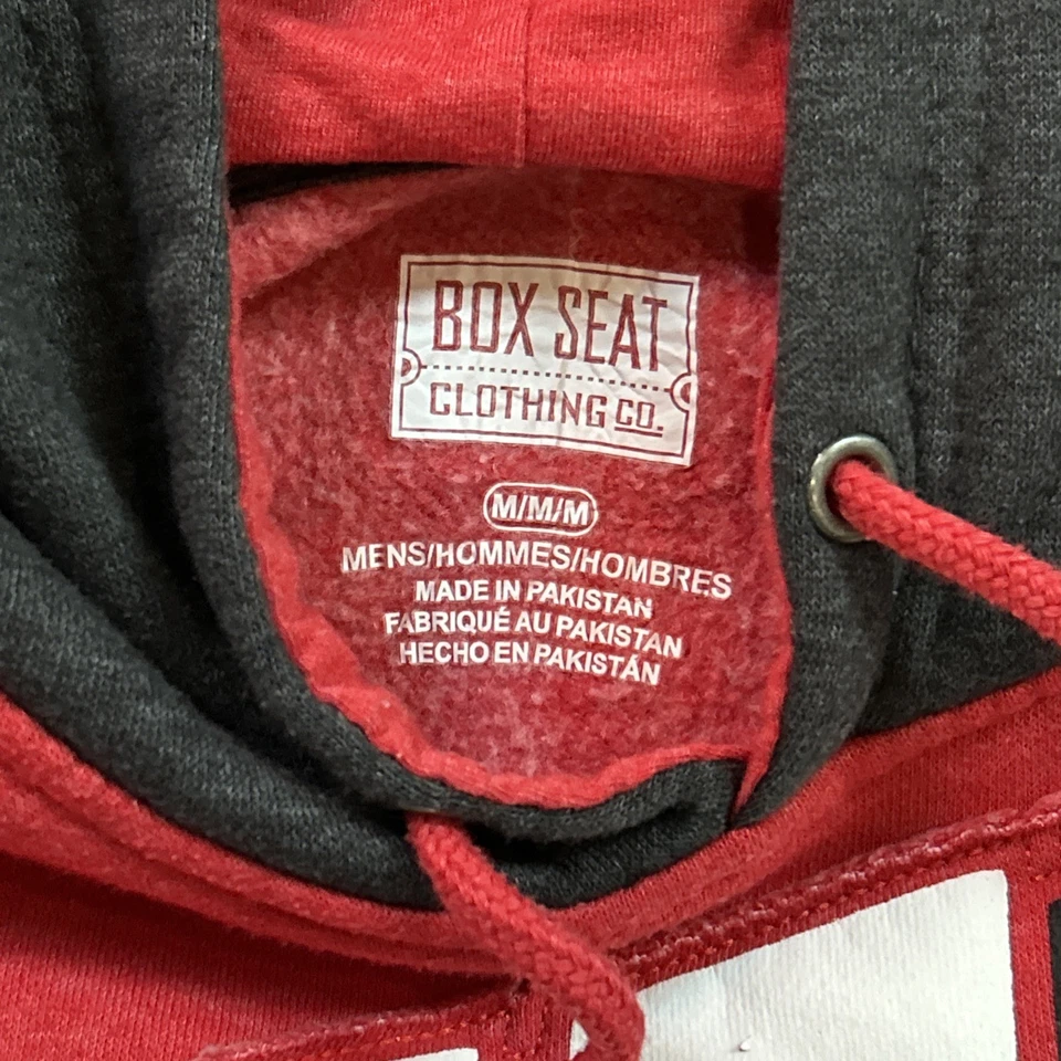 Sudadera con capucha Wisconsin Badgers Box Seat Clothing talla mediana - roja Foto 3 de 4