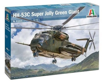 Italeri 1/72 HH-53C Super Jolly Green Giant Helicopter #91035 USA New Rel.