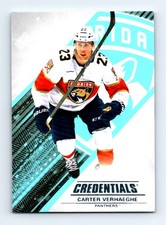 #46 2024-25 Upper Deck Credentials } Carter Verhaeghe Florida Panthers