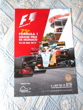 75 EME GRAND PRIX MONACO 2017 AFFICHE ORIGINALE F1 FORMULE 1 FORMULA ONE 