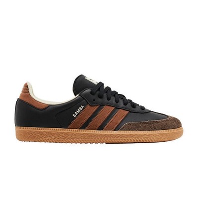 adidas Samba OG Mens Size 10 Black Preloved Brown Shoes - IE9123 NEW