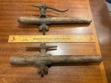Two Vintage Crosscut Saw Handles